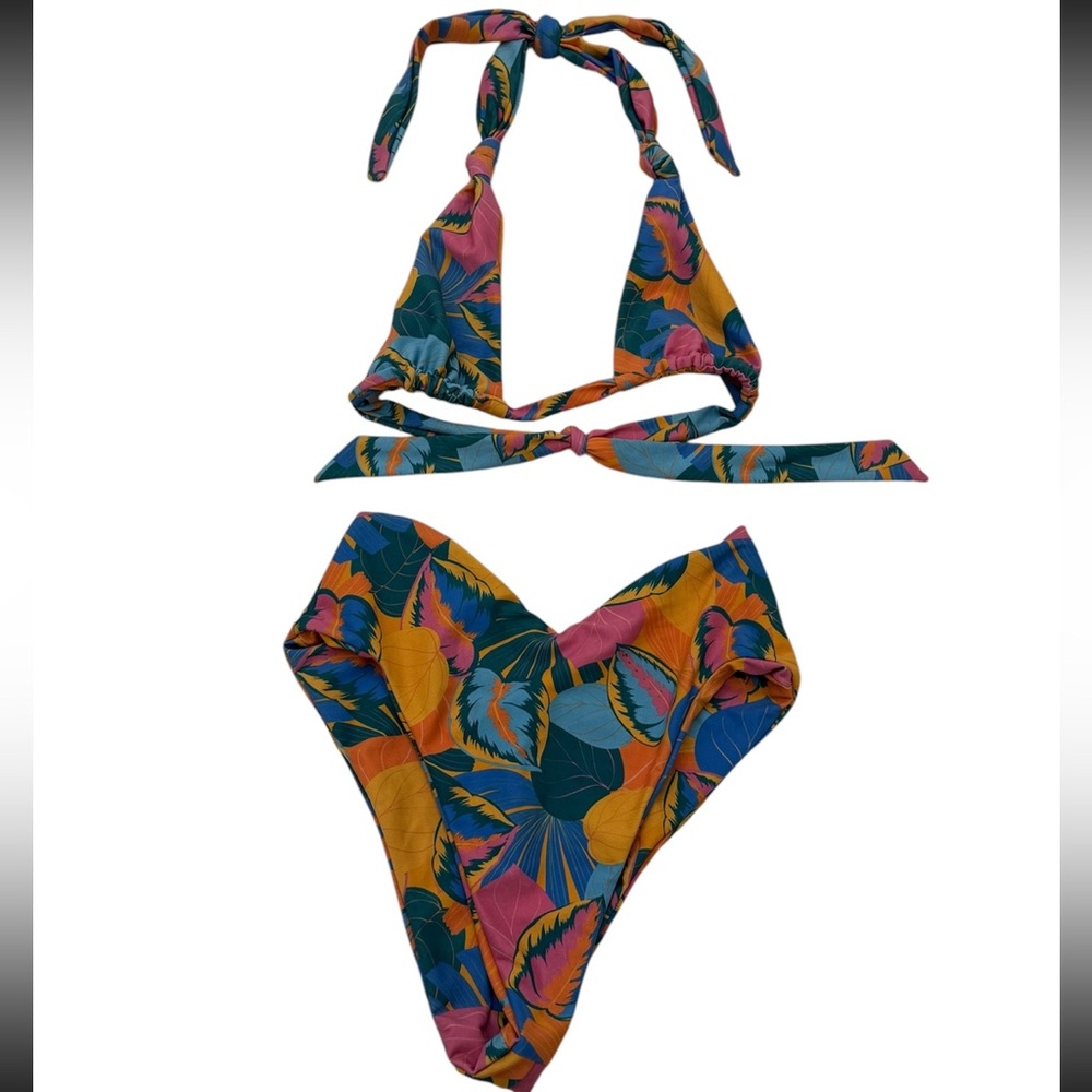 Skatie Multicolor Tropical Bikini